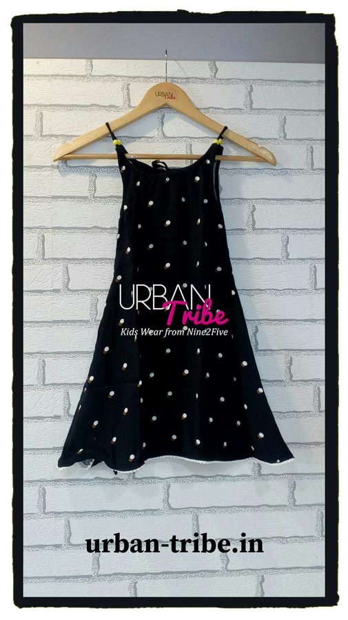 polka dot strap dress