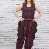 urban-tribe, Person modeling black and red patterned Dhoti, nine2five, Franchise, Franchise of clothing