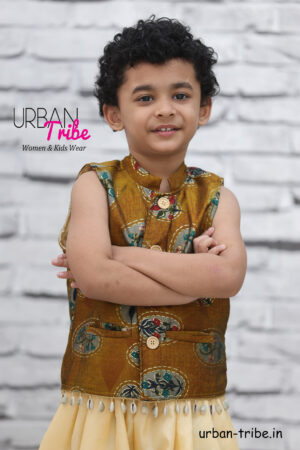 urban-tribe, ethnic attire, yellow pants and vest , nine2five, Franchise, Franchise of clothing brand